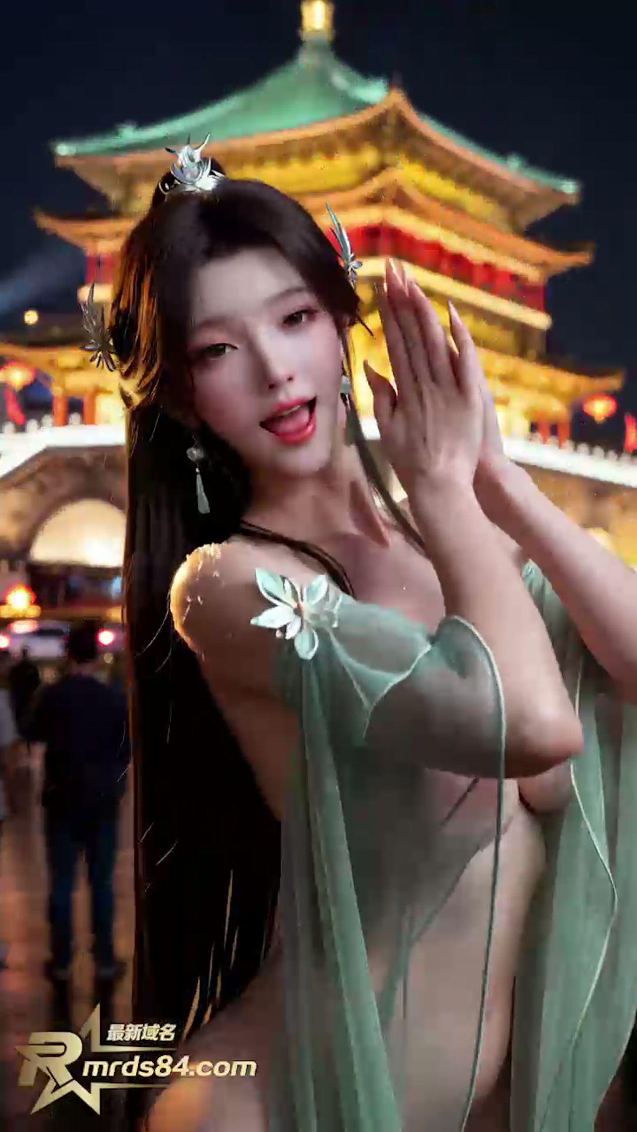 AI国漫大神Black128x制作 斗破苍穹中州薰儿 古风女神裸舞巨乳晃动节奏爆棚 - 每日大赛